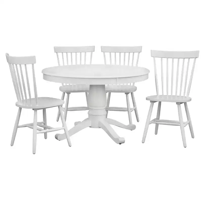 5pc Kale Pedestal Dining Set