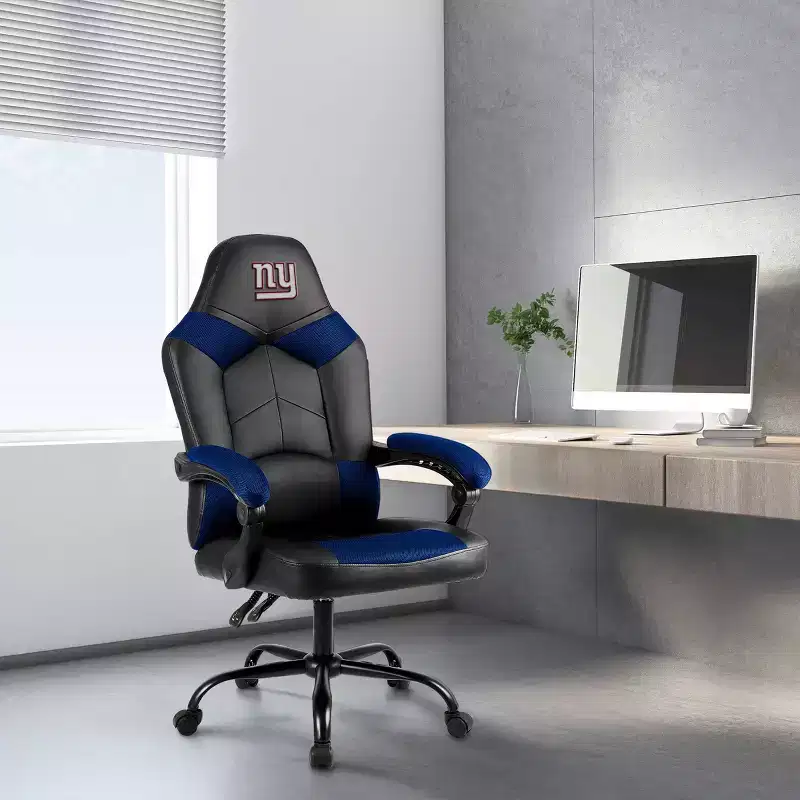 Oversized Swivel Office Chair with Team Logo - New York Giants