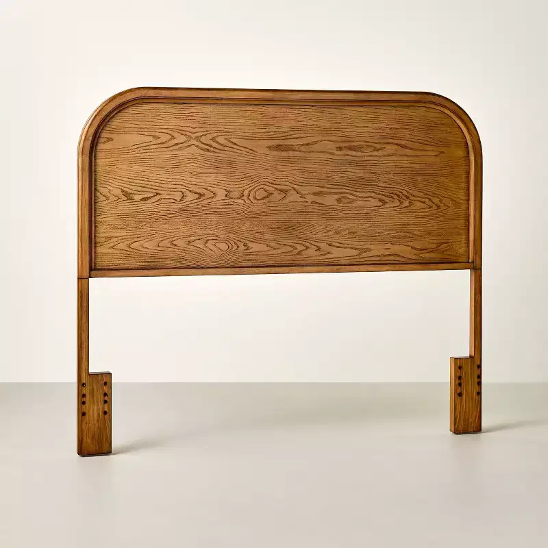 Queen Traditional Wooden Headboard Aged Oak - Hearth & Hand™ with Magnolia