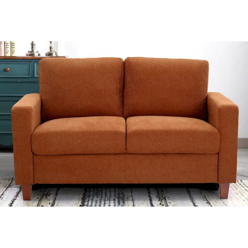 55 In Transitional Upholstered Living Room Loveseat