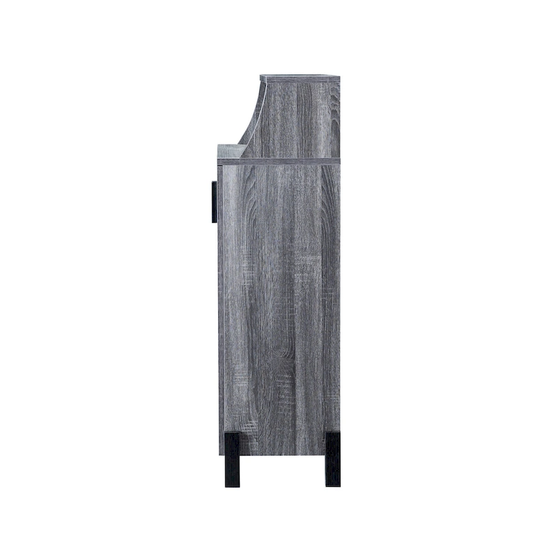 Sost Contemporary 5-shelf Shoe Cabinet by Furniture of America