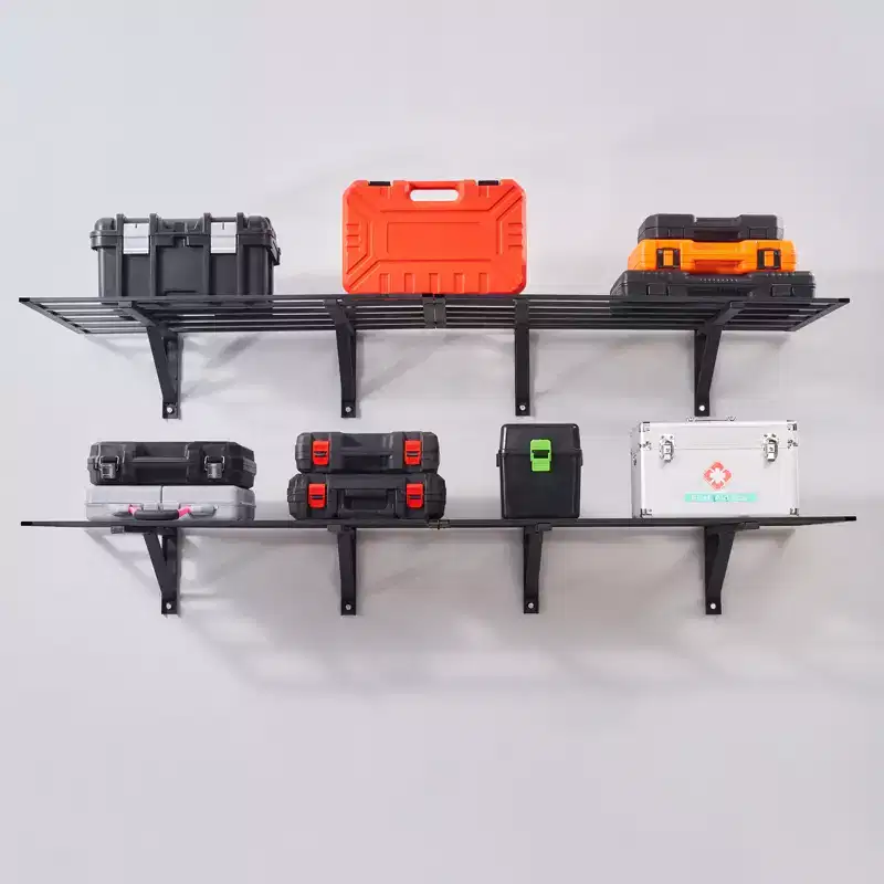 VEVOR Garage Storage Shelving, 2 Pack, 6 x 2 ft Heavy Duty Garage Shelves Wall Mounted, 1600 lbs Load Capacity(Total) Garage Storage Rack