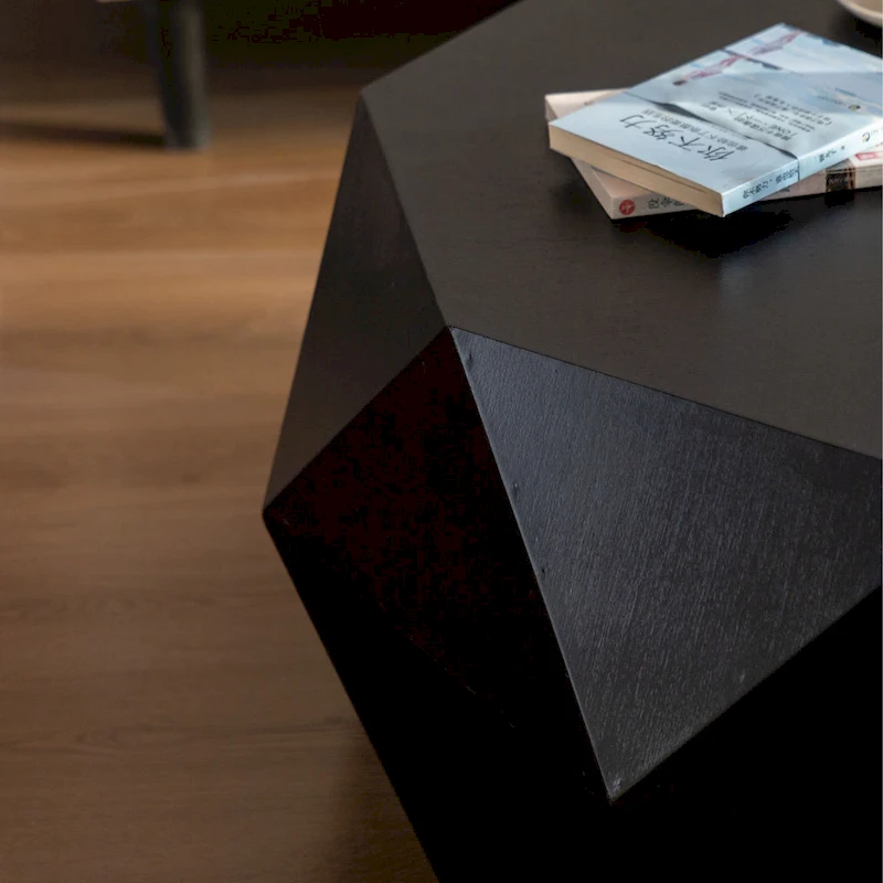 Three-dimensional Embossed Pattern Design American Retro Style Coffee Table