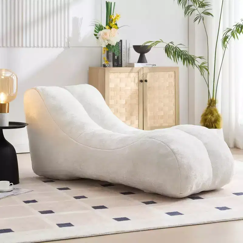 Comfy Bean Bag Chair, Lazy Floor Chair Sofa with High-Quality Sponge, Cozy Lounge Chair for Living Room