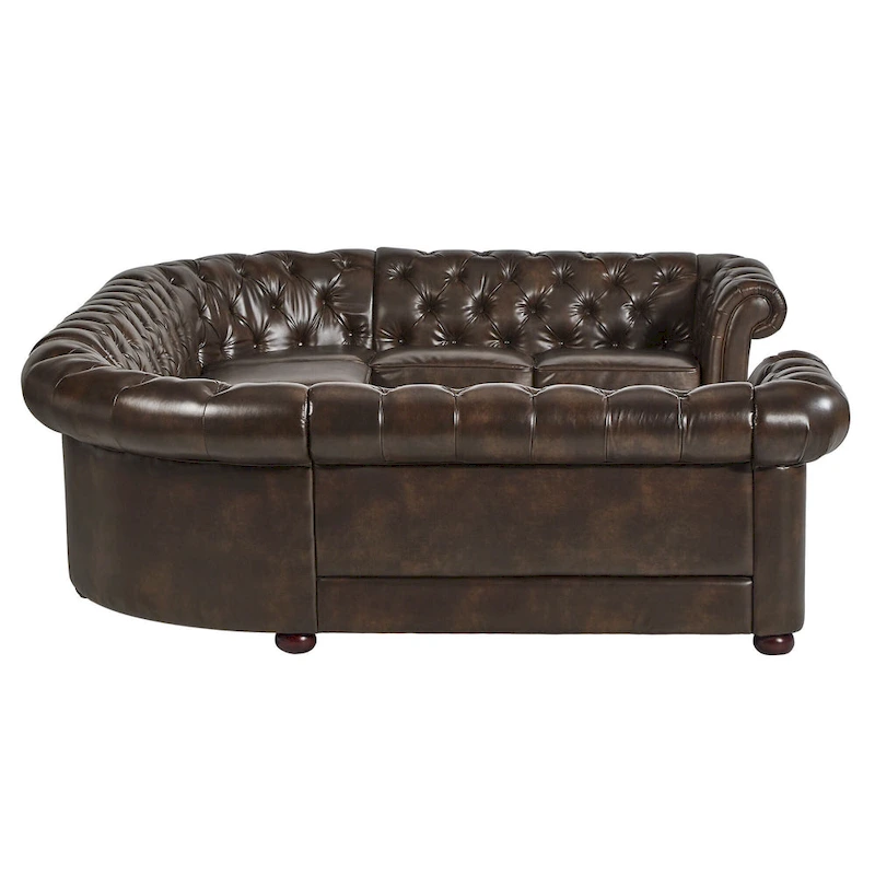 Knightsbridge Chesterfield U-shaped Sectional by iNSPIRE Q Artisan