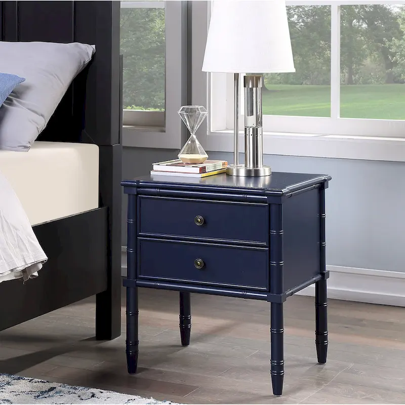 Ettington Carved Bamboo 2-drawer Nightstand by Greyson Living