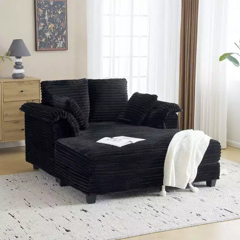 Karl Home |Upholstered Corduroy Sleeper Sofa Bed
