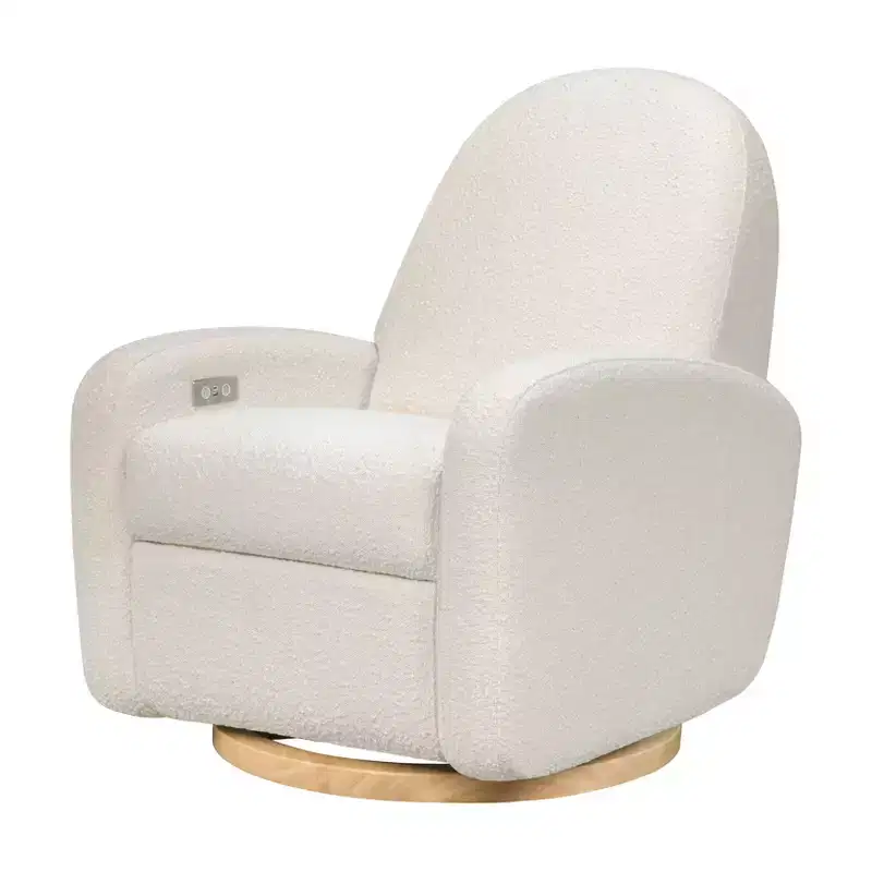 Babyletto Nami Electronic Recliner and Swivel Glider Recliner with USB port