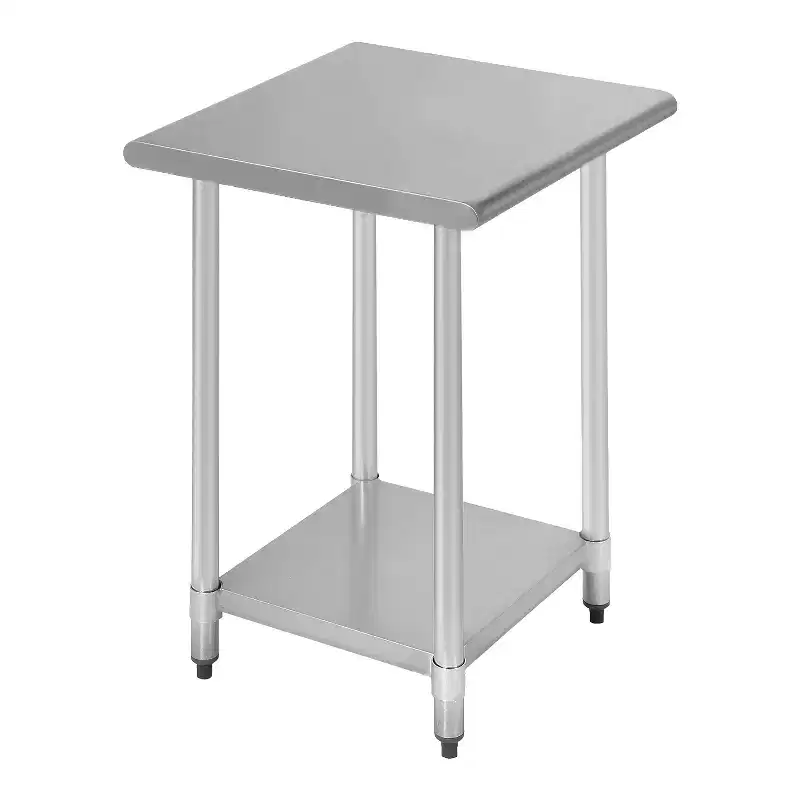 BMS 24/36/48/60in Stainless Steel Kitchen Work Table Scratch Resistant with Adjustable Table Foot