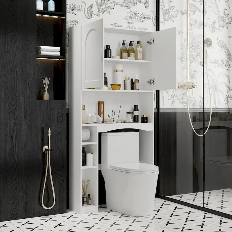 Over The Toilet Cabinet for Bathroom Storage Storage Shelf Organizer
