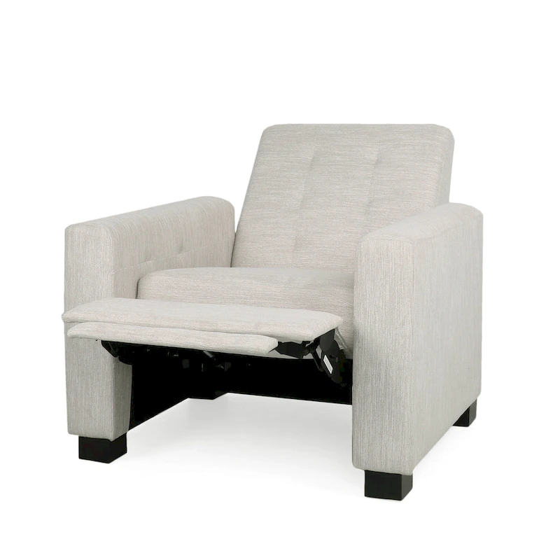 Craigue Upholstered Pushback Recliner by Christopher Knight Home