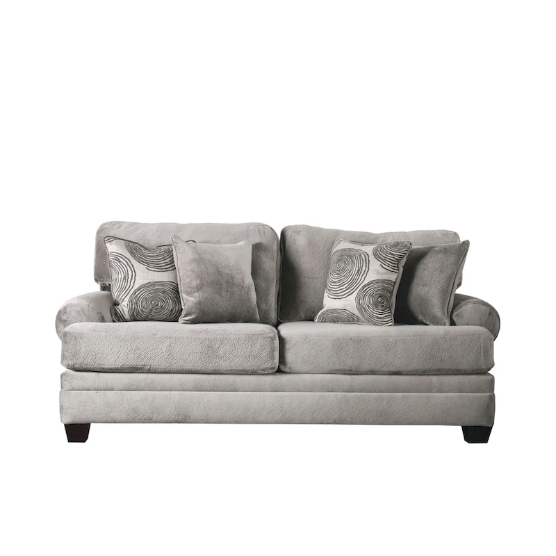Jeta Transitional Microfiber Padded 2-Piece Living Room Set by Furniture of America