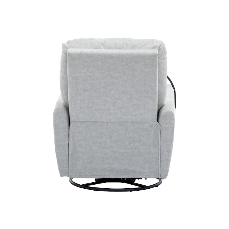270 Degree Swivel Electric Recliner with a Phone Holder