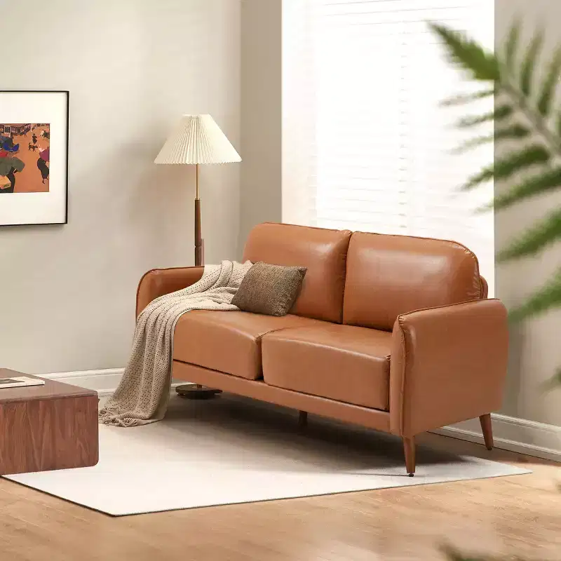 EROMMY 65 PU Loveseat Sofa,Upholstered Loveseat Couch With Comfy Deep Seat,Comfortable And Stylish Two-Seater,Elegant Sofa For Apartments, Studios