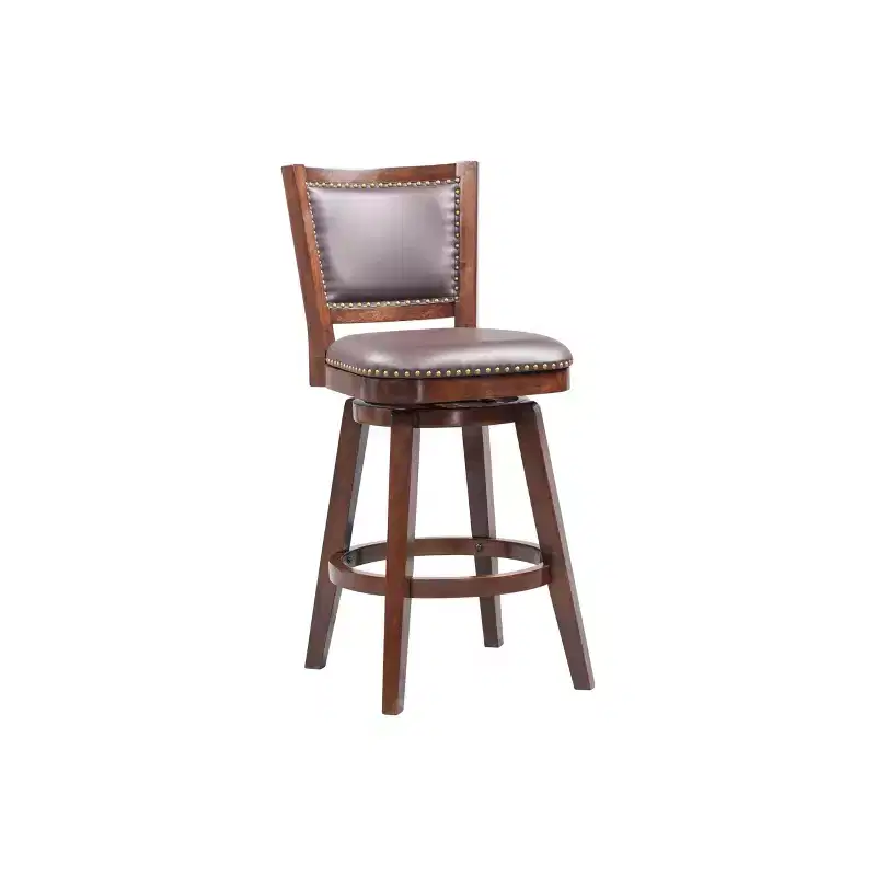 Swivel Bar Stool Cappuccino Finish