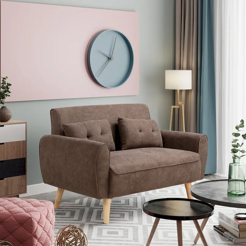 Futzca 47 Modern Loveseat Sofa