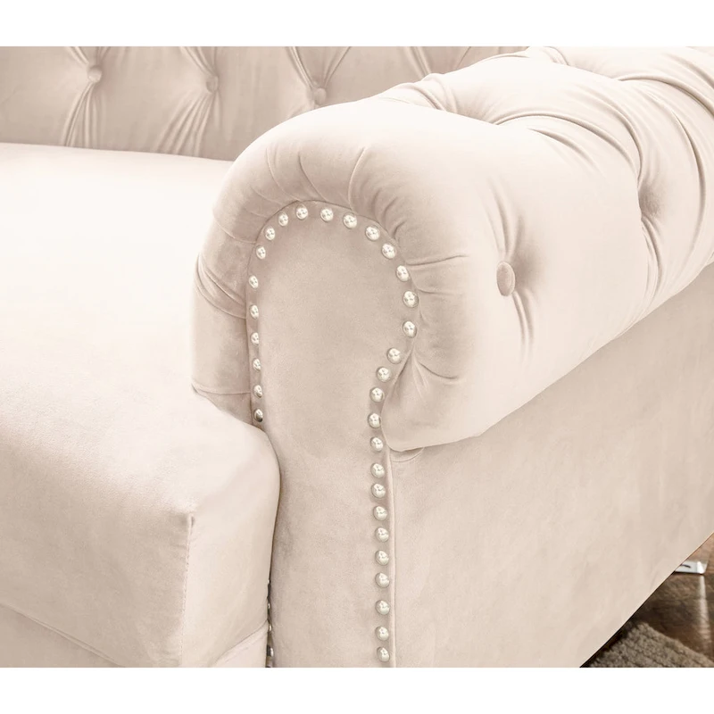 138.6 Velvet curved sofa Symmetrical Modular Sectional