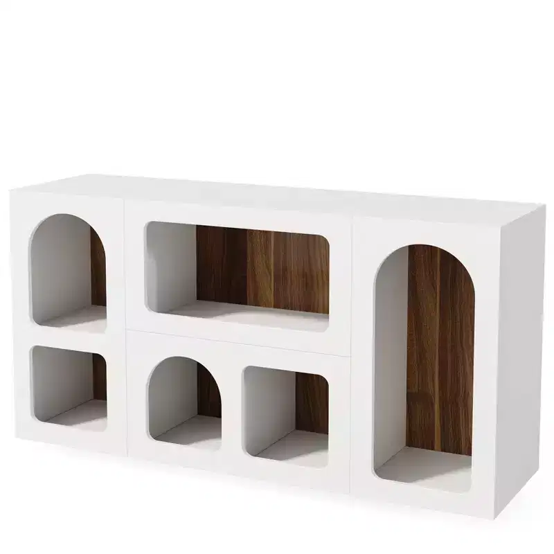 59 Console Table, Modern Storage Organizer, Entryway Table Sofa Table Behind Couch for Living Room, Hallway, Foyer