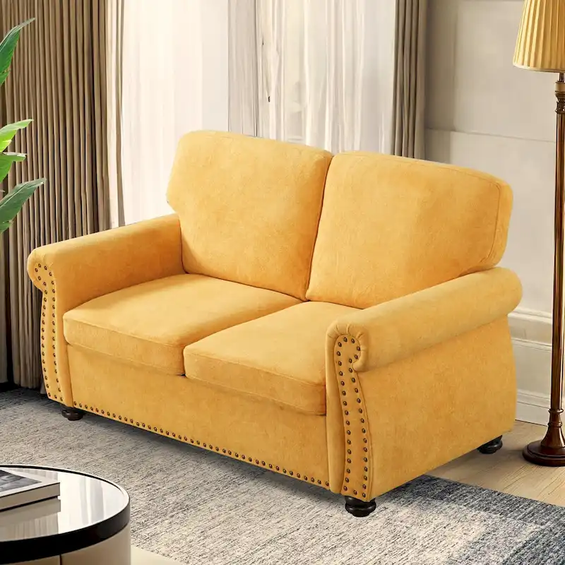 Soft Velvet Loveseat