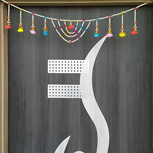 Handmade Door Toran for Door Home Decoration and Diwali Decoration (Multicolored)- 38 Inch