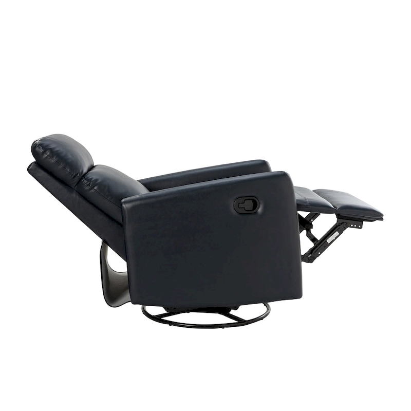 Lyle Manual Swivel Recliner with Metal Base