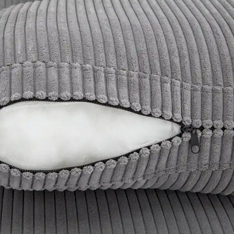 105 Sofa with Cushions and 5 Pillows