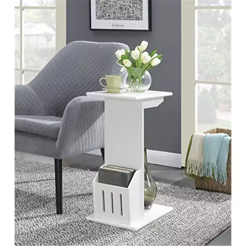 Versatile End Tables with Space Saving Design for Living Room, Bedroom or Office