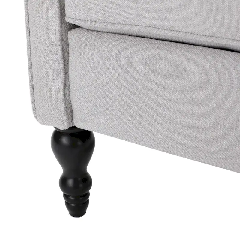 Walter Tufted Fabric Wingback Recliner Club Chair by Christopher Knight Home