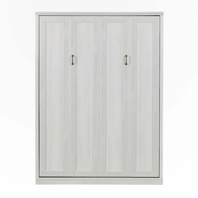 Full Size Murphy Wall Bed Cabinet Space-Saving Bed Perfect