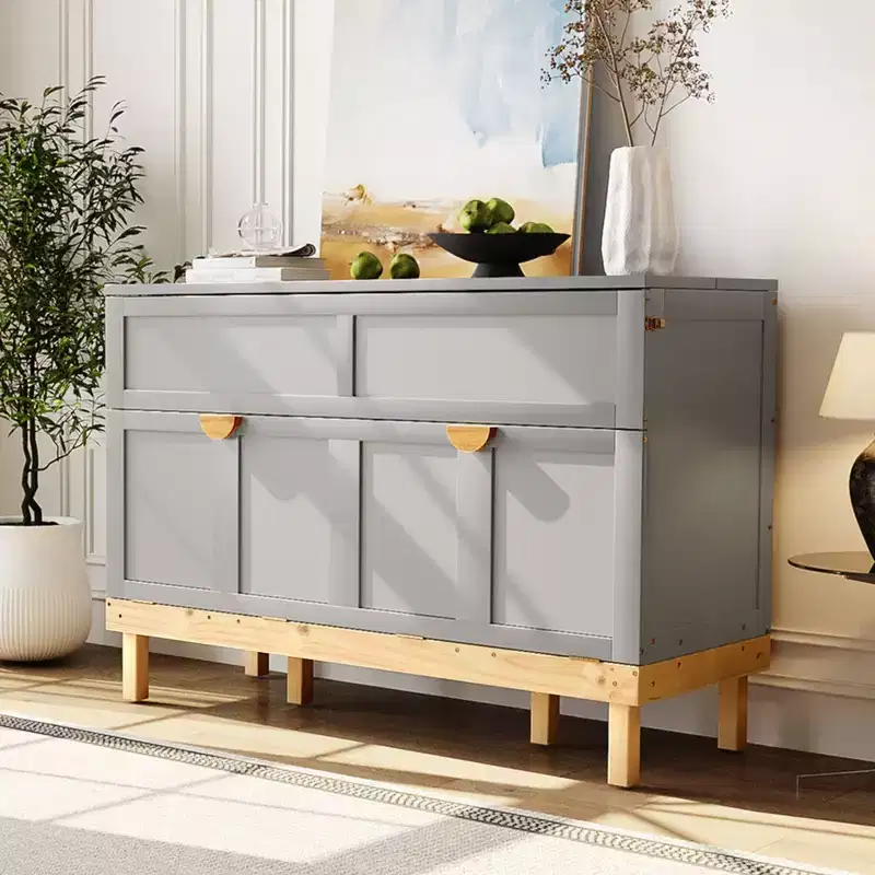 Whisen Queen Size Murphy Bed, Space-Saving, Durable Construction, Simple Setup with Hardware