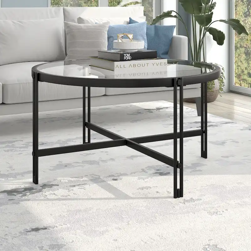 Inez 32 Wide Round Coffee Table