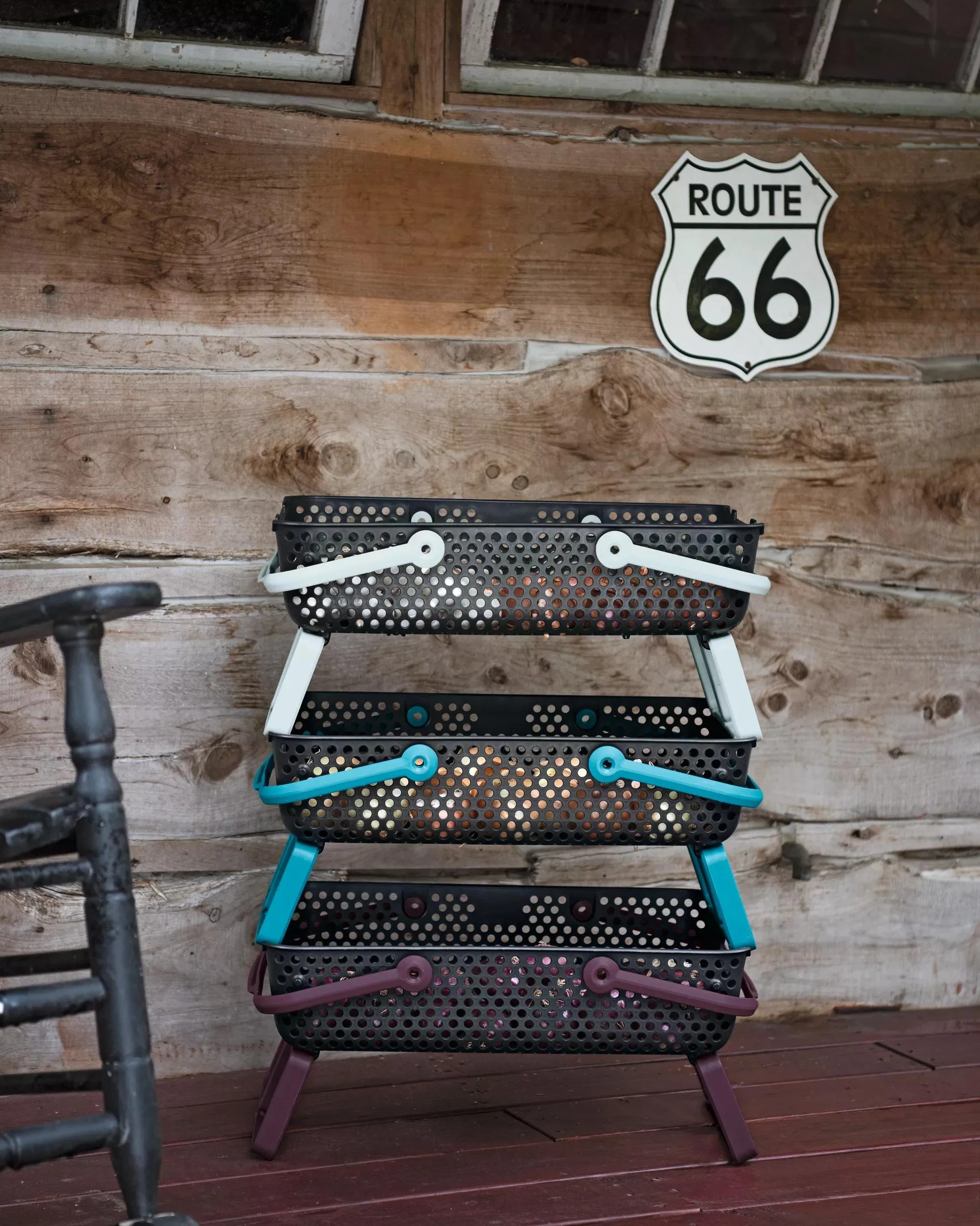 Large Garden Hod Basket with Foldable Legs for Harvesting and Washing Produce