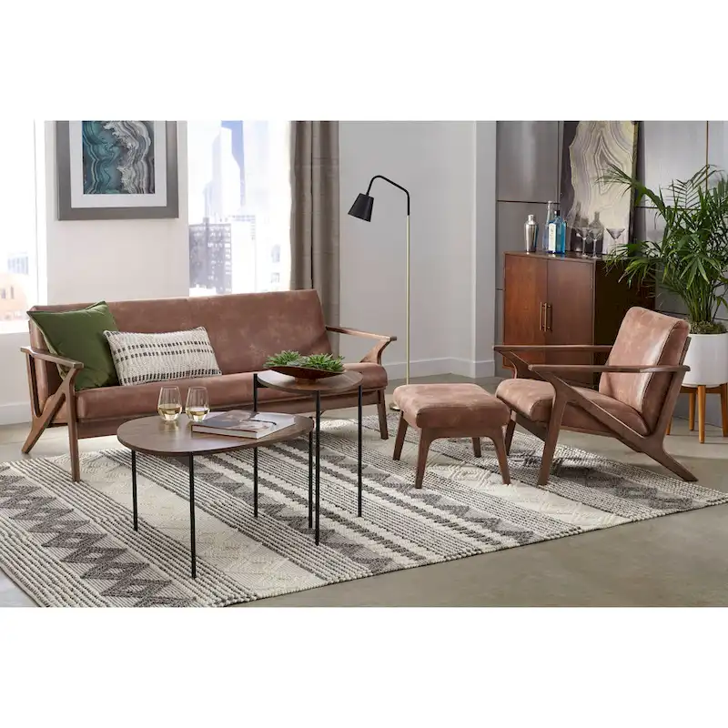 Simple Living Bianca Solid Wood Living Room Set