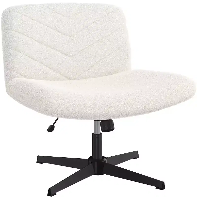 Yaheetech Fabric Swivel Desk Chair Office Chair for Home Office