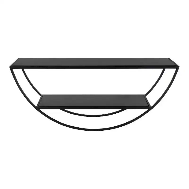 26 x 11 Tancill Half Circle Wall Shelf - Kate & Laurel All Things Decor