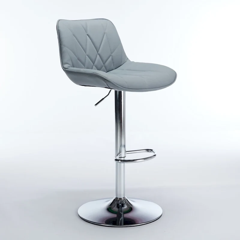 Swivel Bar Stools Set of 2, Tall Bar Stool Chairs with with Back, Kitchen Island Chairs with Upholstered Counter