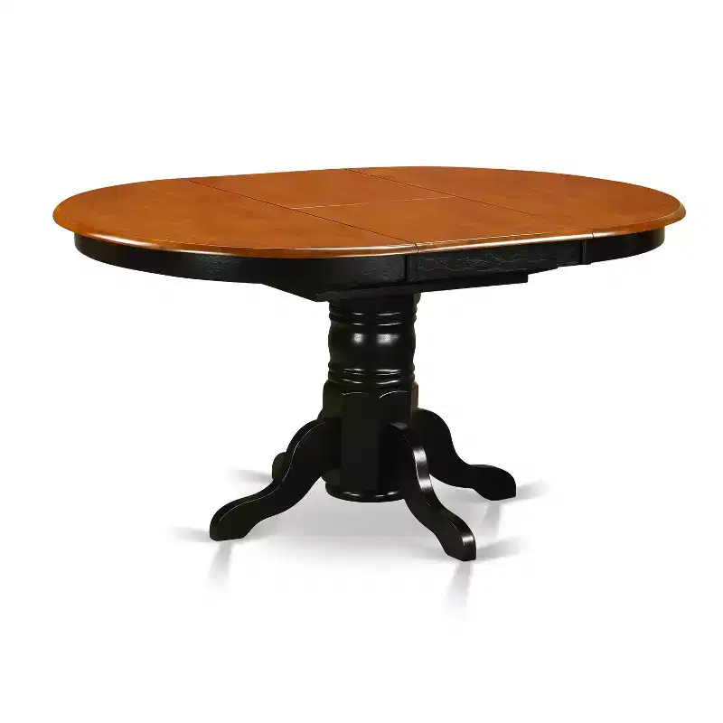 HomeStock Butterfly Leaf Dining Set Traditional Black Cherry