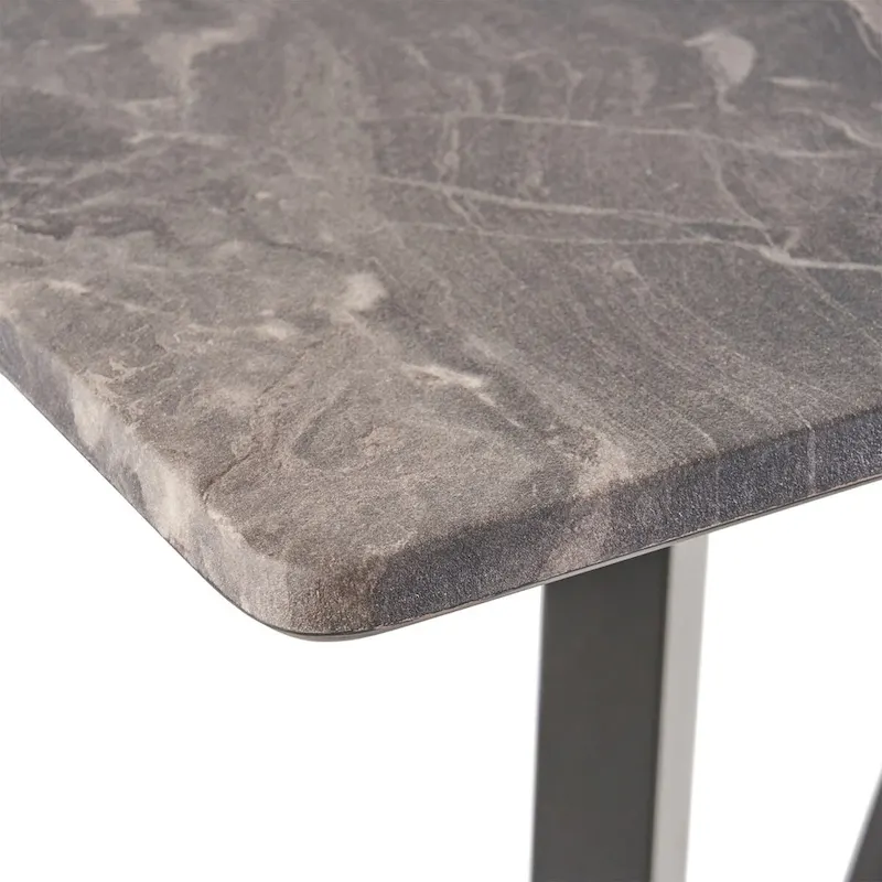 Modern Bar Height 42 Dining Table, Rubberwood Legs and Laminate Table Top