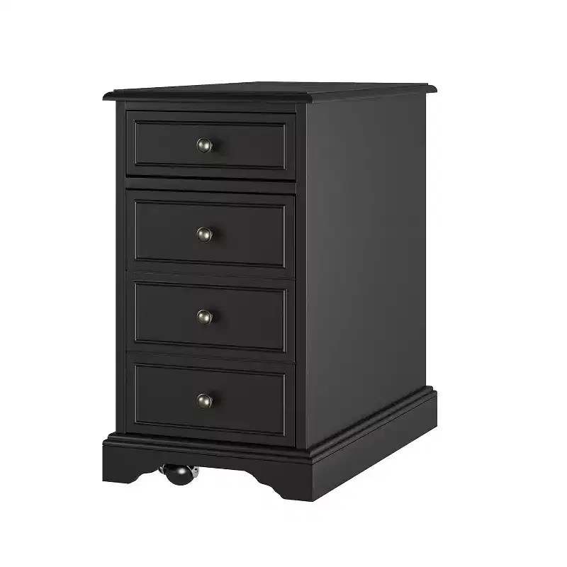 Xinara Traditional End Table with Storage and Built-In Outlets|HULALA HOME
