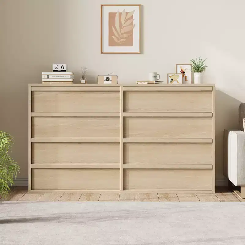 8 Drawer Dresser for Bedroom, 54