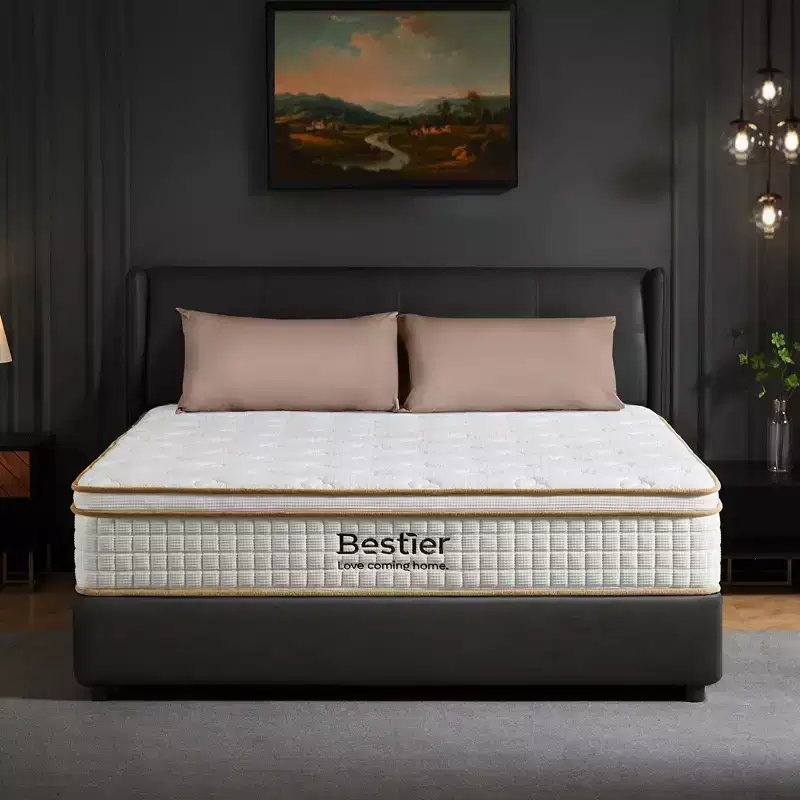 10/12/14 Tencel Gel Memory Foam Hybrid Mattress in a Box Medium-Firm for Motion Isolation