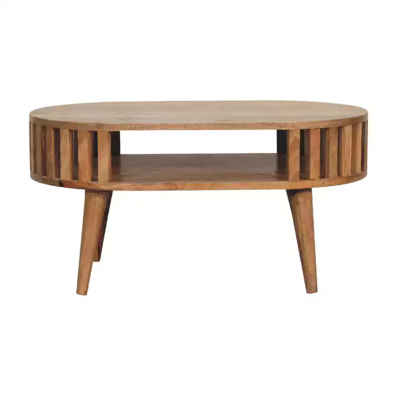 Ariella . Wood Coffee Table | Premium Oak (As Shown)