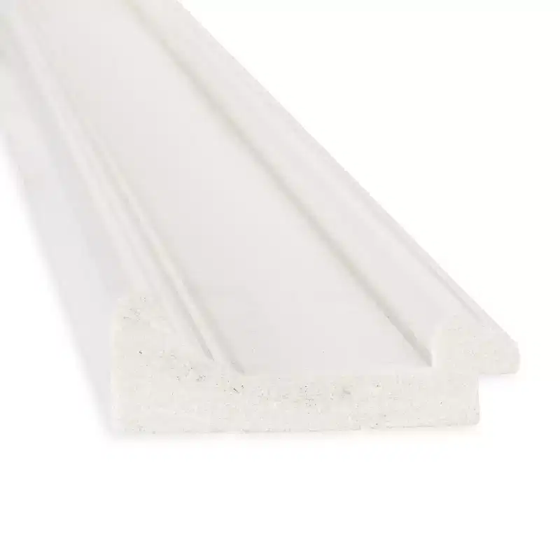 Amanti Art 32"x32" Non-Beveled Ridge White Wall Mirror : Modern Square Framed, Includes Mounting Hardware