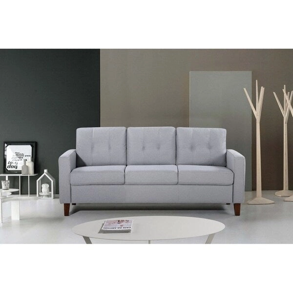Harrad Tufted Mid-Century 3 Piece Living Room Set