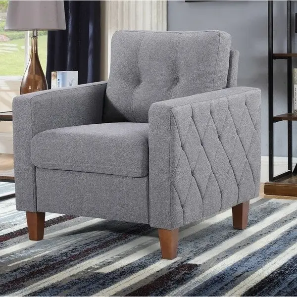 Harrad Tufted Mid-Century 3 Piece Living Room Set