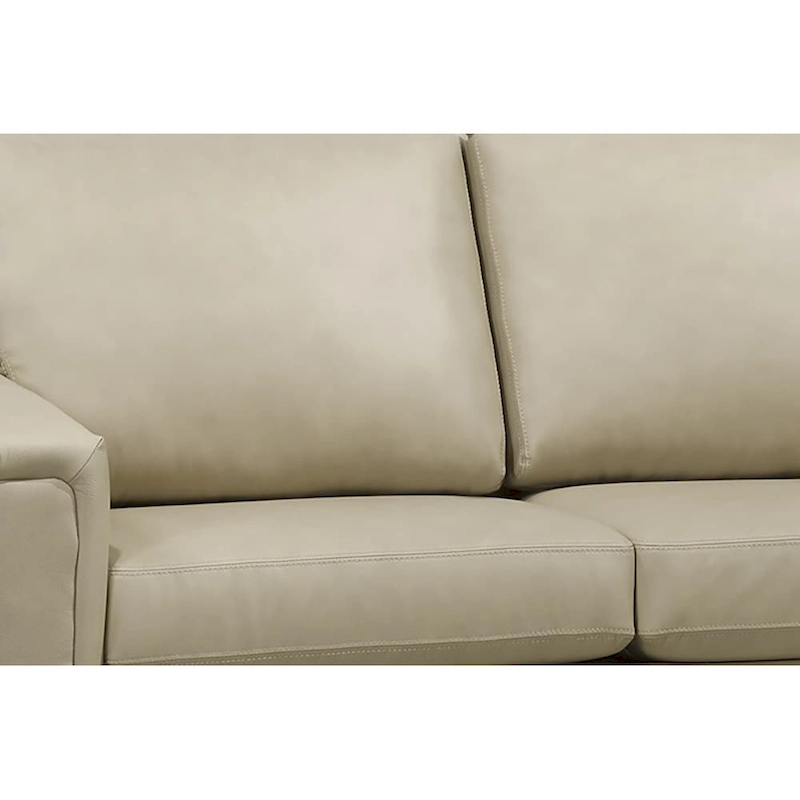 Lessa Modern Premium Top Grain Leather Sofa and Chair Set