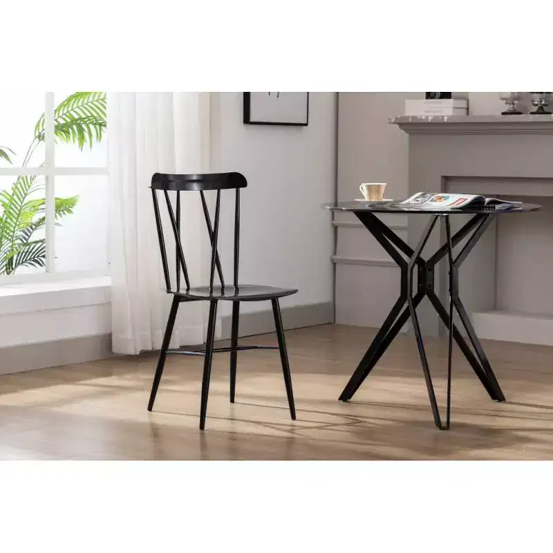 Set of 2 Savannah Metal Dining Chairs - Boraam Industries