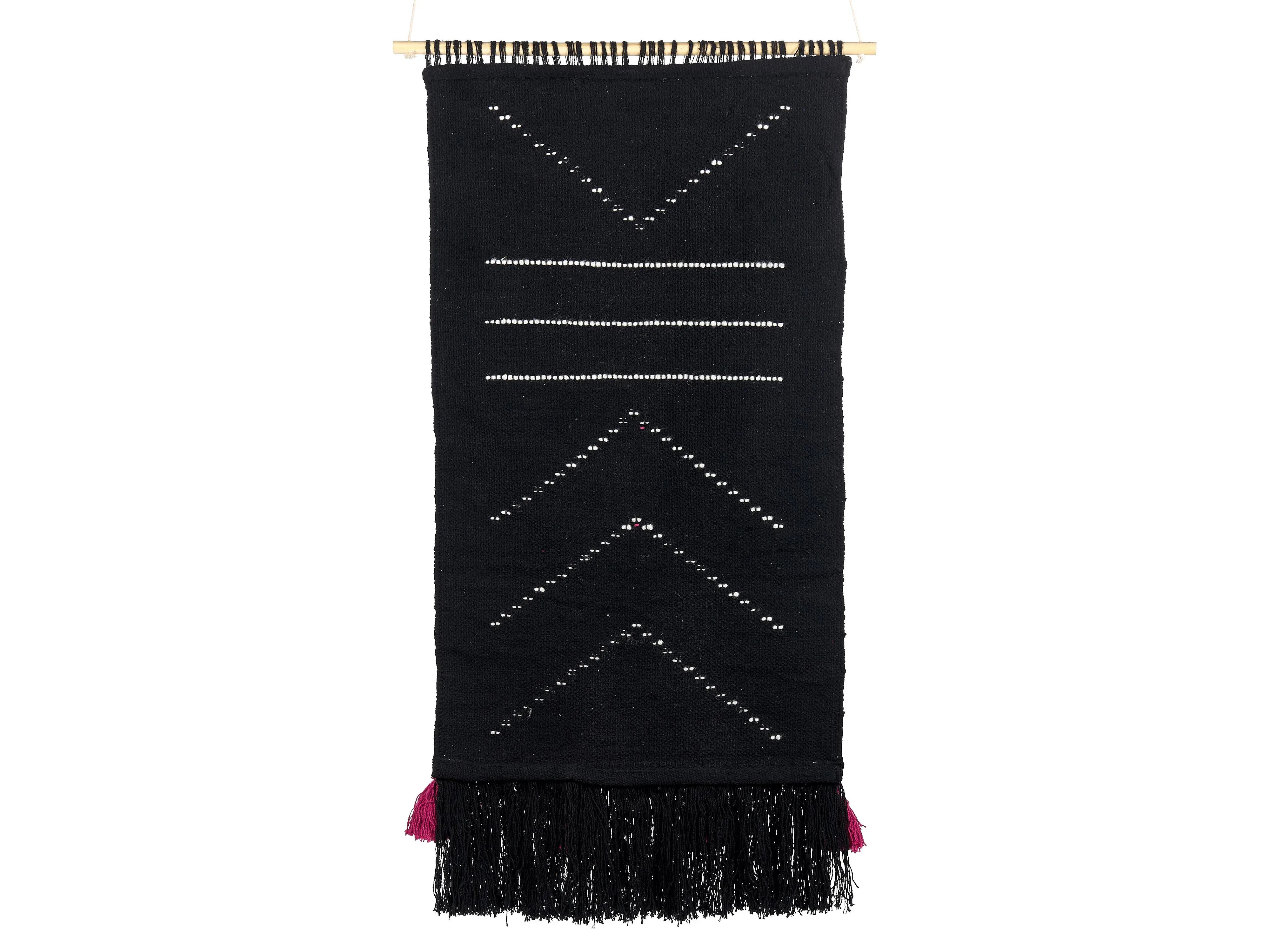 Decorazione da parete in Cotone 123 cm Nero
