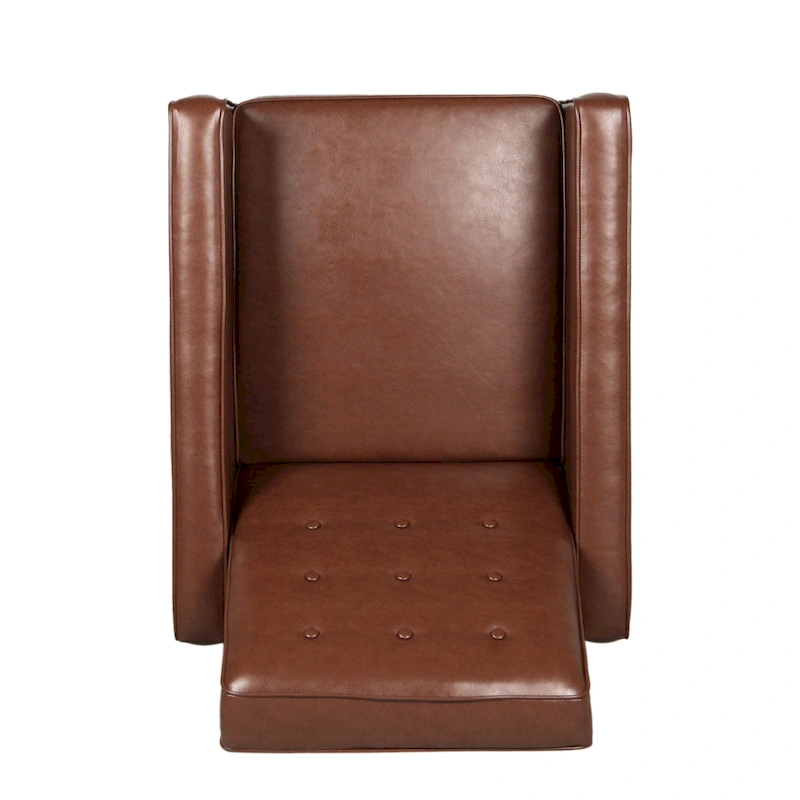 Mervynn Mid-century Button Tufted Recliners (Set of 2) by Christopher Knight Home