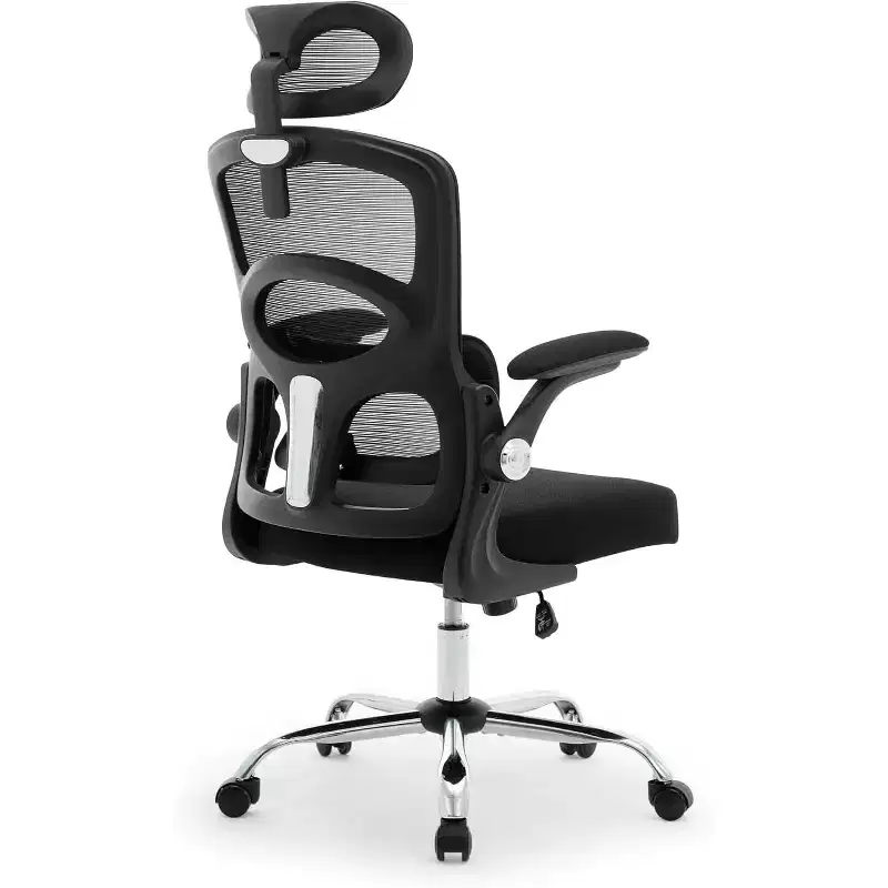 COZONY Ergonomic Desk Chair - Mesh Office Desk Chair w/ Wheels, High-Back Computer Gaming Chair with Adjustable Headrest, Rolling Swivel Task Chair